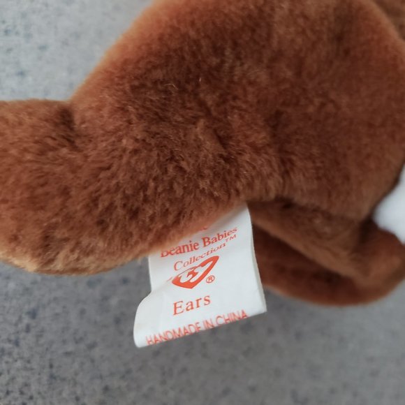 🐰Ears the bunny rabbit beanie baby Vintage 1995 w/Errors - Picture 8 of 9